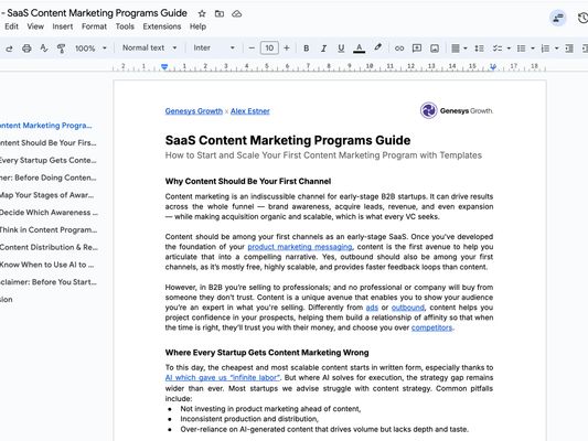 B2B SaaS Content Marketing Programs | Guide + Templates