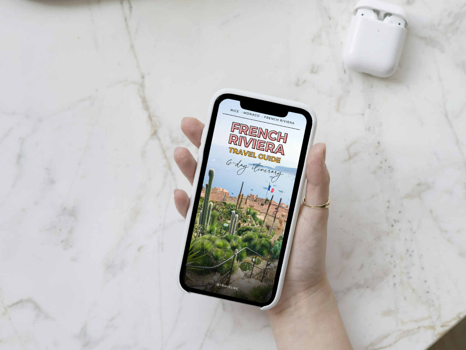 The French Riviera in 6 Days – Mobile Travel Guide + Interactive Map with 130+ pins