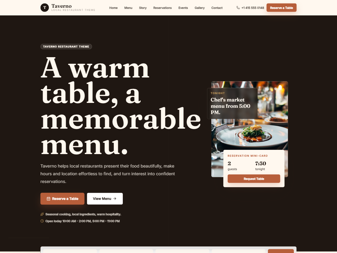 Taverno preview
