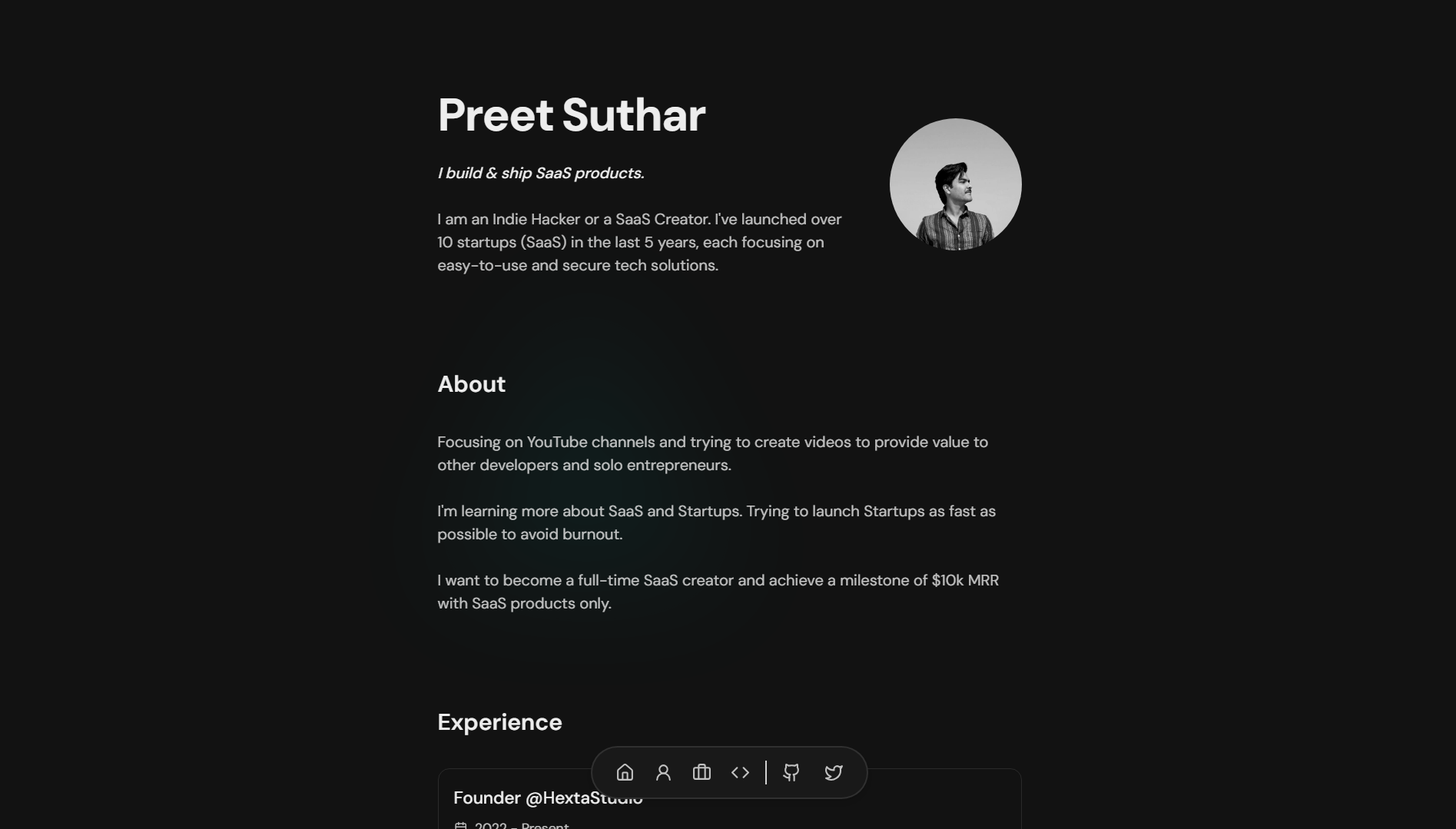 HextaUI Portfolio